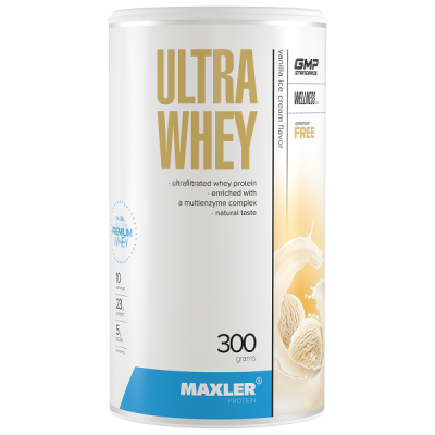 Maxler Ultra Whey 300 g (can) - Vanilla Ice Cream Maxler Ultra Whey 300 g (can) - Vanilla Ice Cream