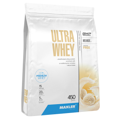 Maxler Ultra Whey 450 g (bag) - Vanilla Ice Cream Maxler Ultra Whey 450 g (bag) - Vanilla Ice Cream