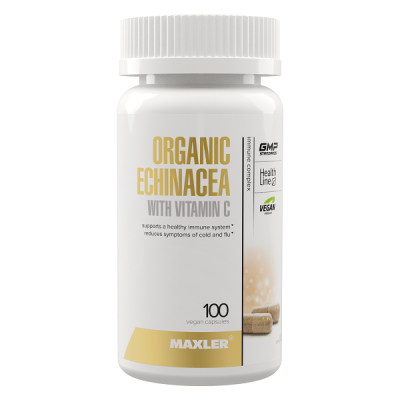 Maxler Echinacea Organic with Vitamin C 100 caps Maxler Echinacea Organic with Vitamin C 100 caps