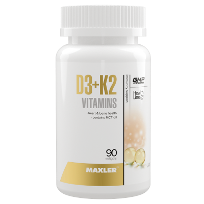 Maxler Vitamin D3 + K2 90 softgels Maxler Vitamin D3 + K2 90 softgels