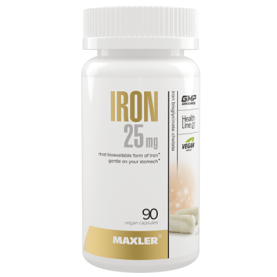 Maxler Iron 25 mg Bisglycinate Chelate 90 vegan caps Maxler Iron 25 mg Bisglycinate Chelate 90 vegan caps