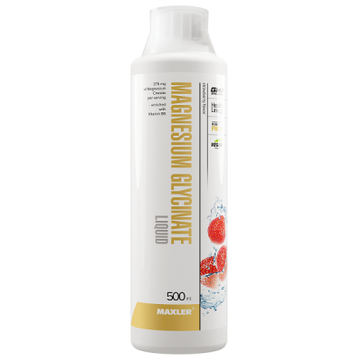 Maxler Magnesium Glycinate Liquid 500 ml - Strawberry Maxler Magnesium Glycinate Liquid 500 ml - Strawberry