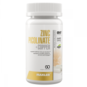 Maxler Zinc Picolinate + Copper 60 vegan caps